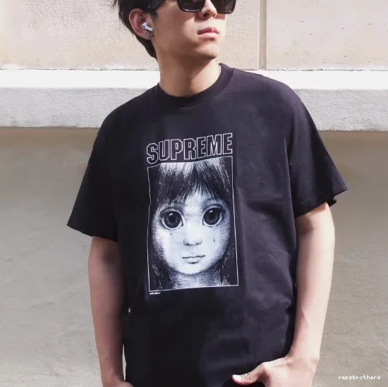 Margaret Black S L White Tears Teardrop Big XL Tee Manga Keane 24SS M and 0812